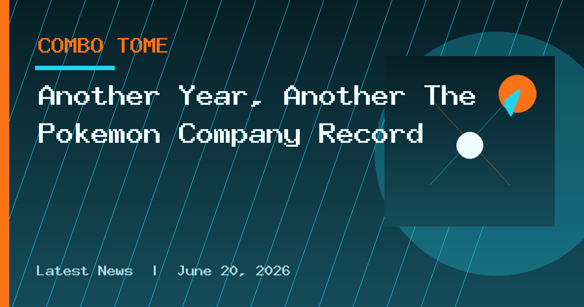 Another Year, Another The Pokemon Company Record