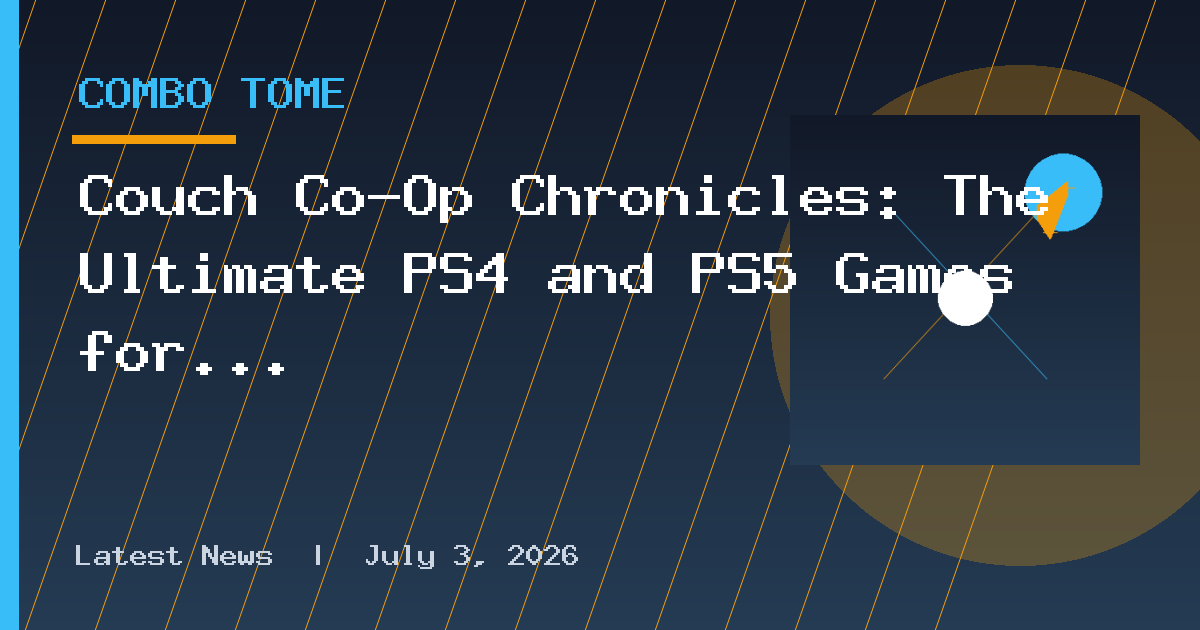 Couch Co-Op Chronicles: The Ultimate PS4 and PS5 Games for Couples