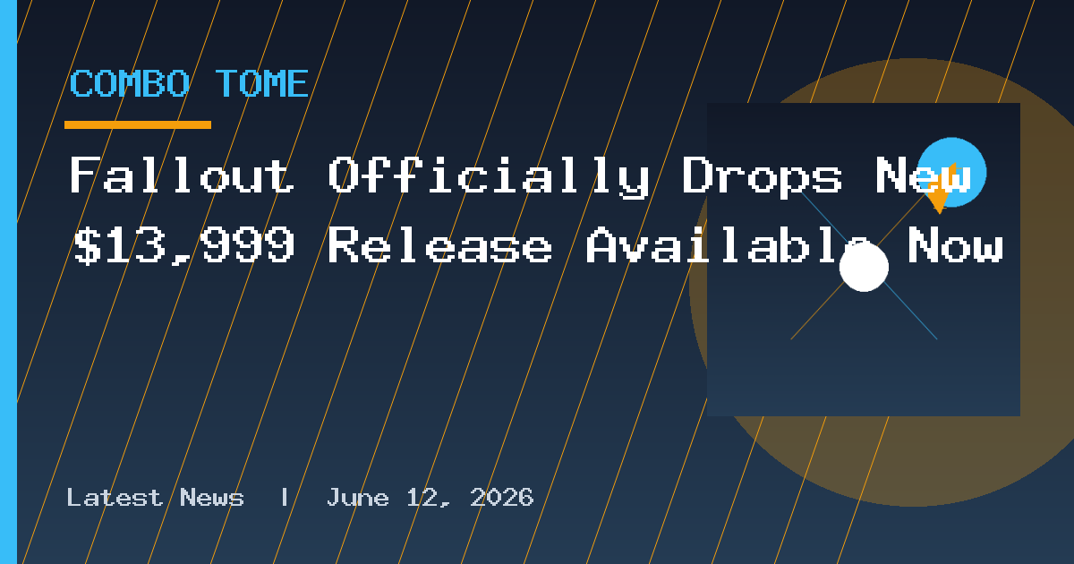 Fallout Officially Drops New $13,999 Release Available Now