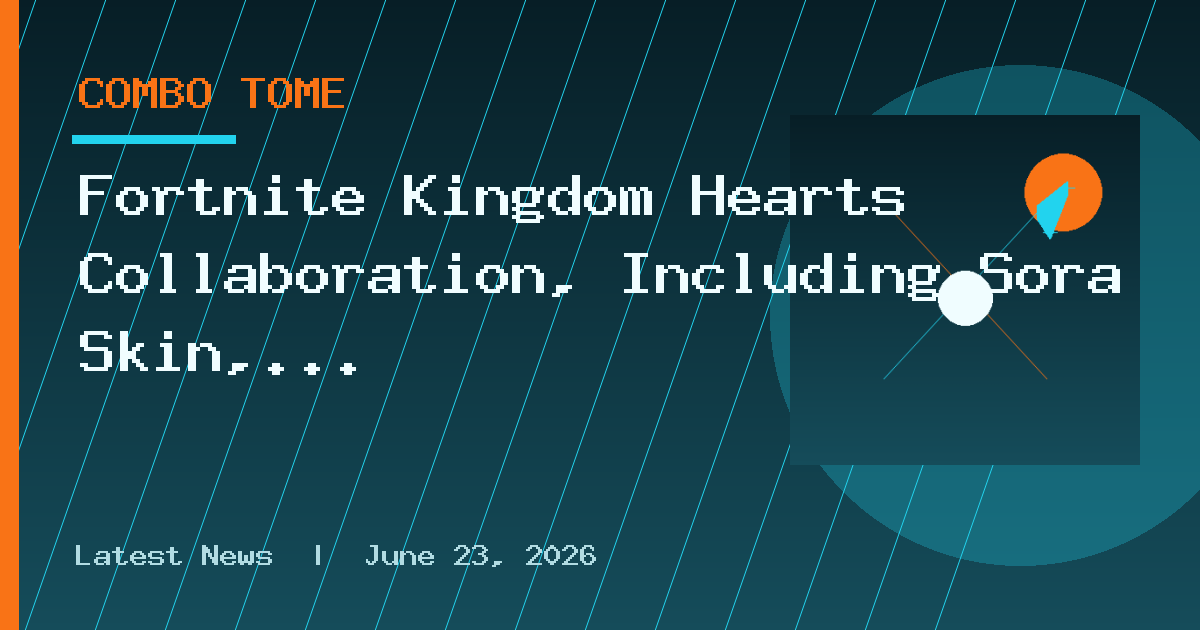 Fortnite Kingdom Hearts Collaboration, Including Sora Skin, Lands This Week