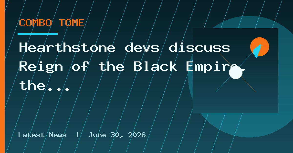 Hearthstone devs discuss Reign of the Black Empire, the Monk, and that one