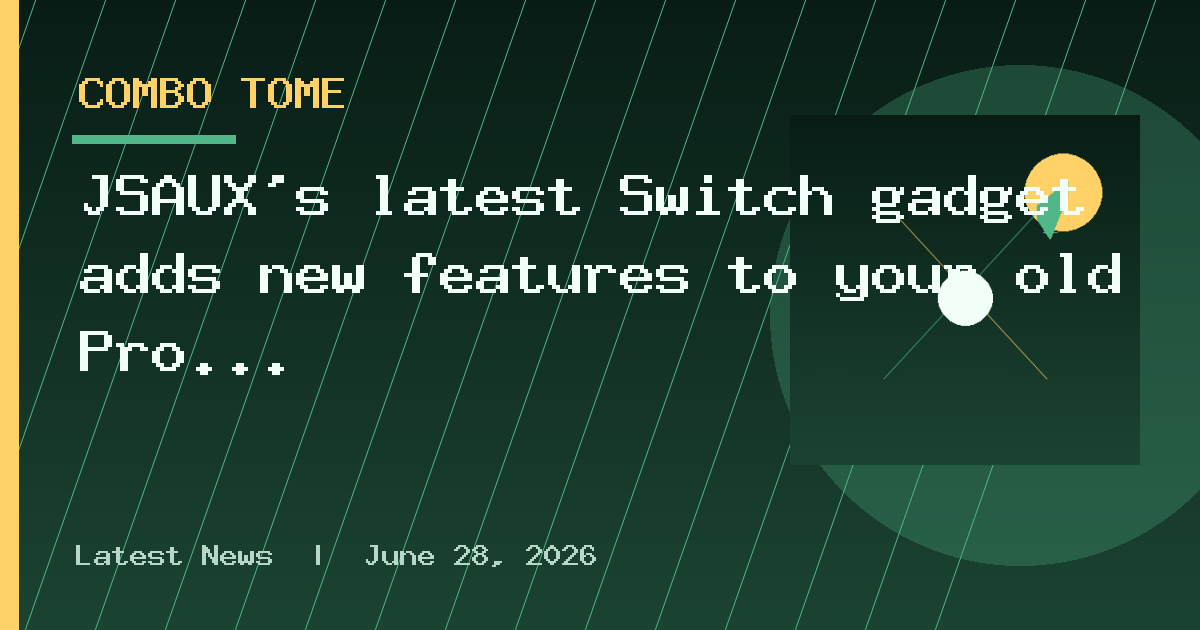 JSAUX's latest Switch gadget adds new features to your old Pro Controller