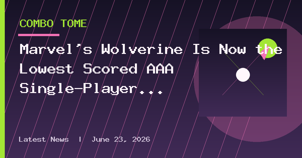 Marvel’s Wolverine Is Now the Lowest Scored AAA Single-Player