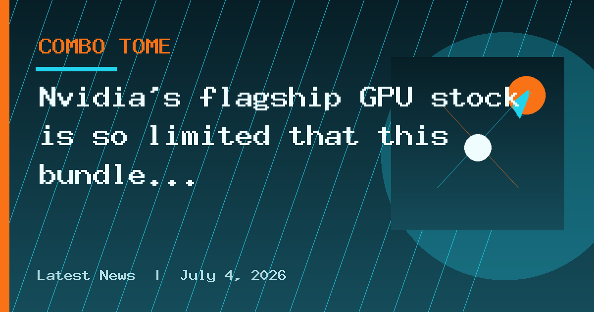 Nvidia's flagship GPU stock is so limited that this bundle with a 3000W PSU