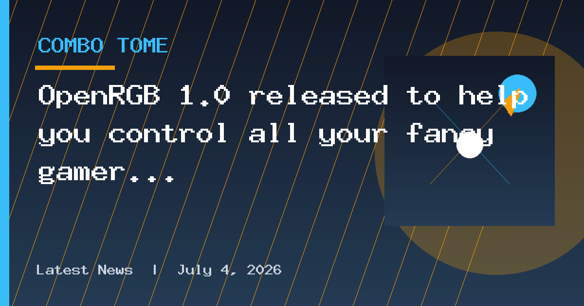 OpenRGB 1.0 released to help you control all your fancy gamer lights