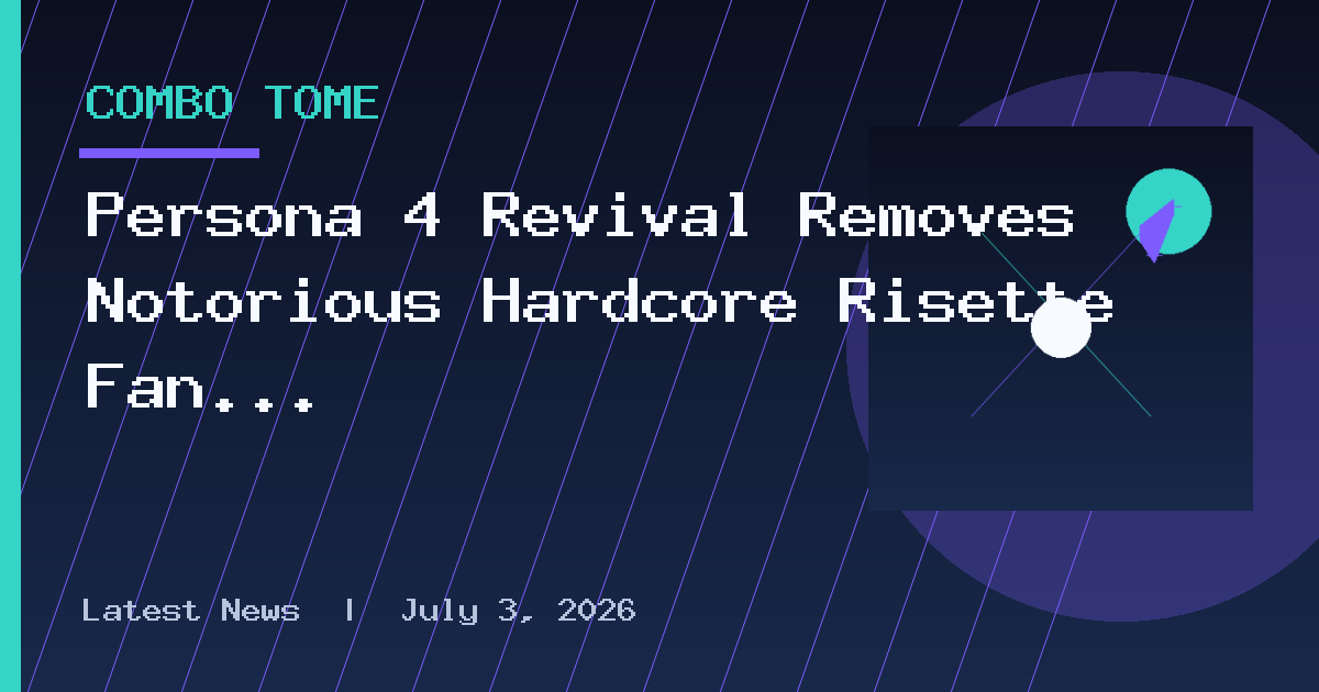 Persona 4 Revival Removes Notorious Hardcore Risette Fan Achievement