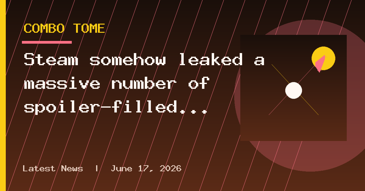 Steam somehow leaked a massive number of spoiler-filled achievements for dozens